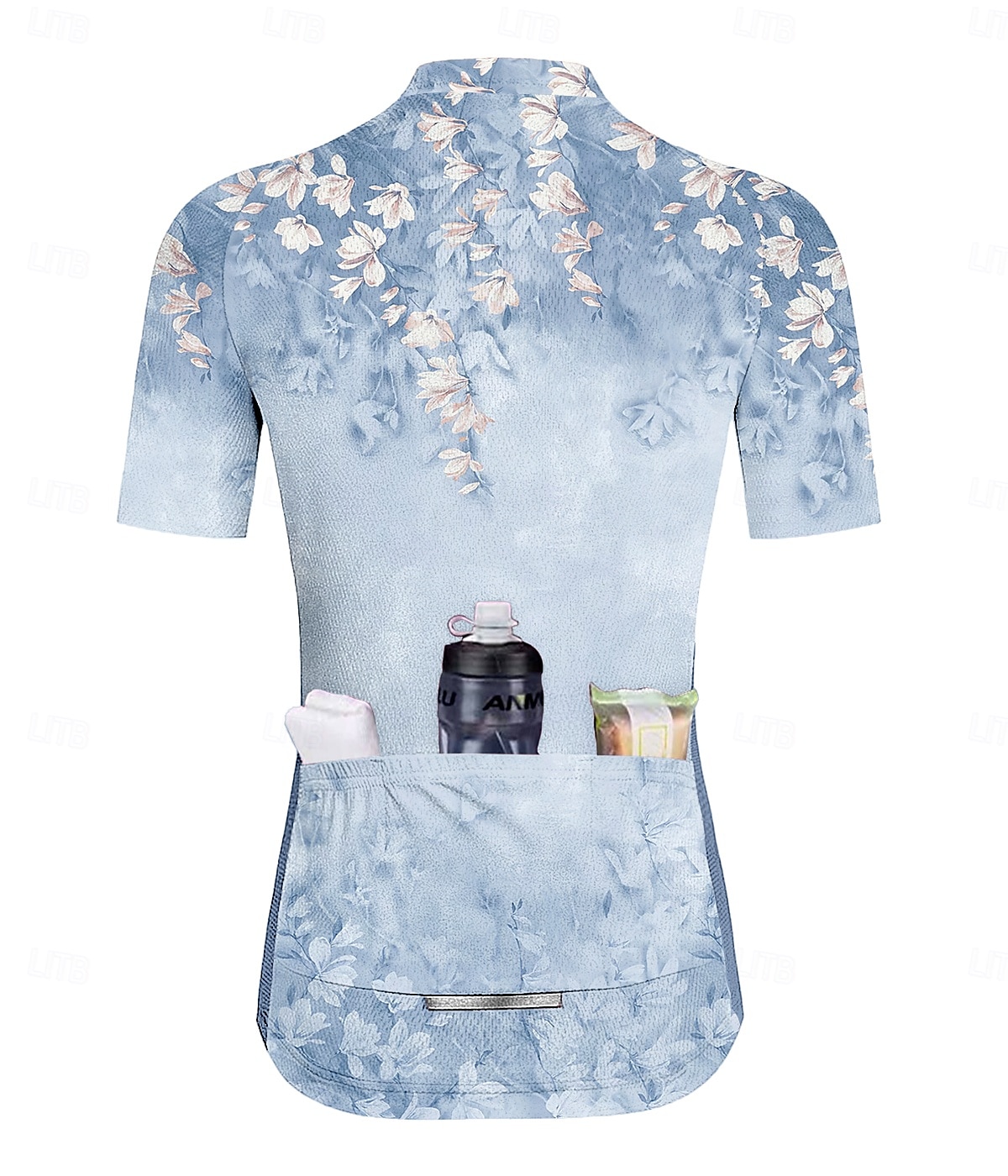 Femmes Maillot de cyclisme Manche Courte Cyclisme Maillot Top avec 3 poches arrière Écran solaire Résistant aux UV Respirant Séchage Rapide Bleu Des sports Vêtement Tenue de 2025 ? $23.19 –P2