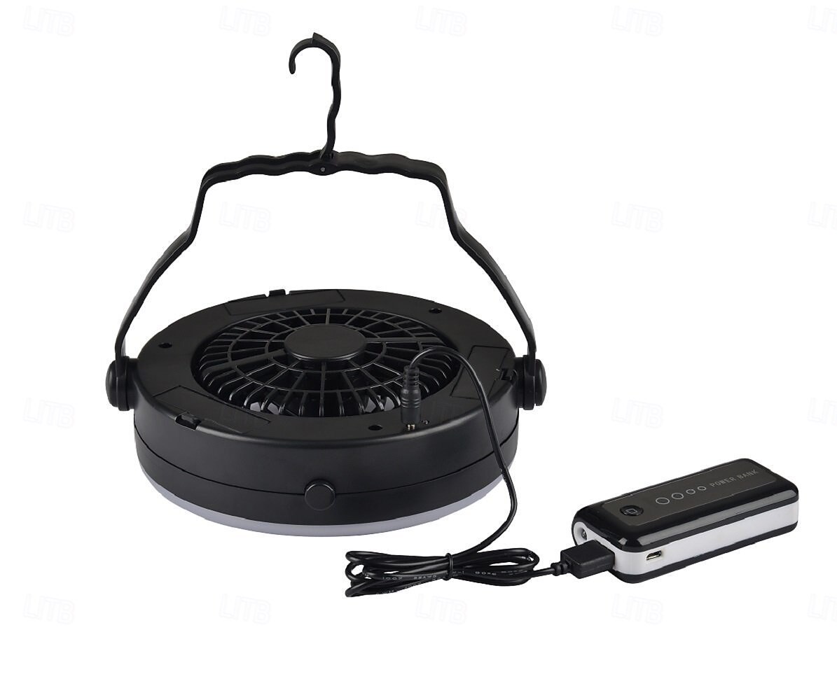 1 st utomhuscamping multifunktionellt fläktljus usb aaa batteridriven dubbelfunktionsmodell, kan hängas, handhållet tält, fiske, kontor och hemmabruk 2025 - $33.99 –P11