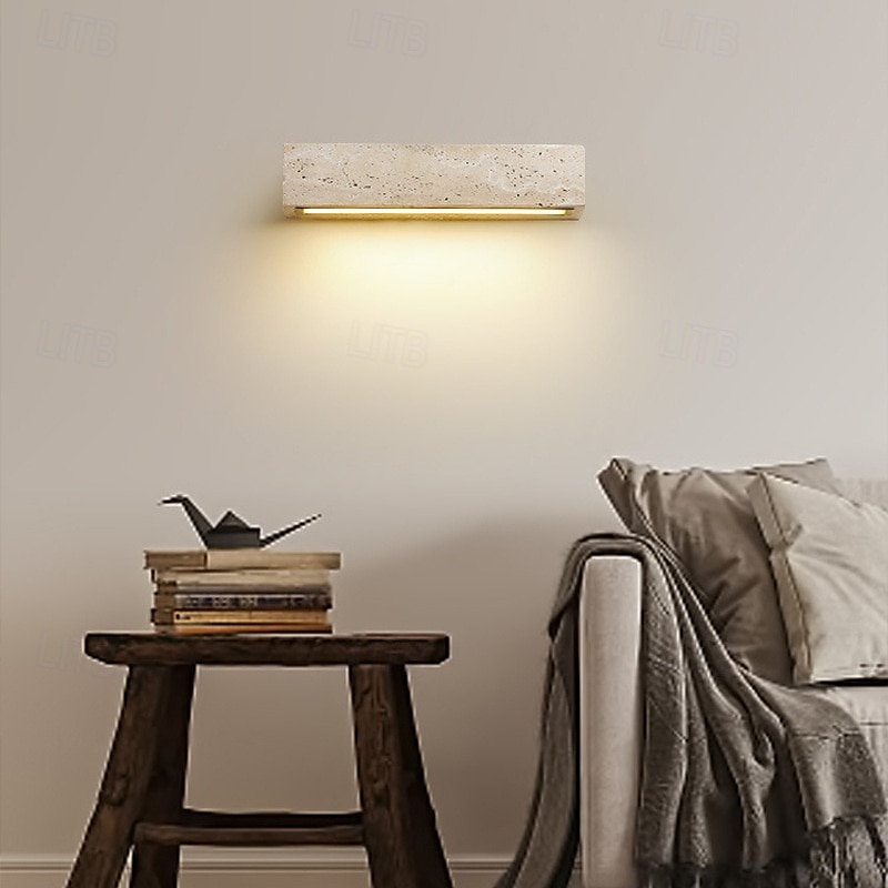 Modern Outdoor Wall Sconce Stone Meterial Warm White Waterproof Wall Fixture Lighting Aluminum LED Exterior Sconce for Indoor Outdoor Patio Porch 110-240V 2025 - $143.99 –P4