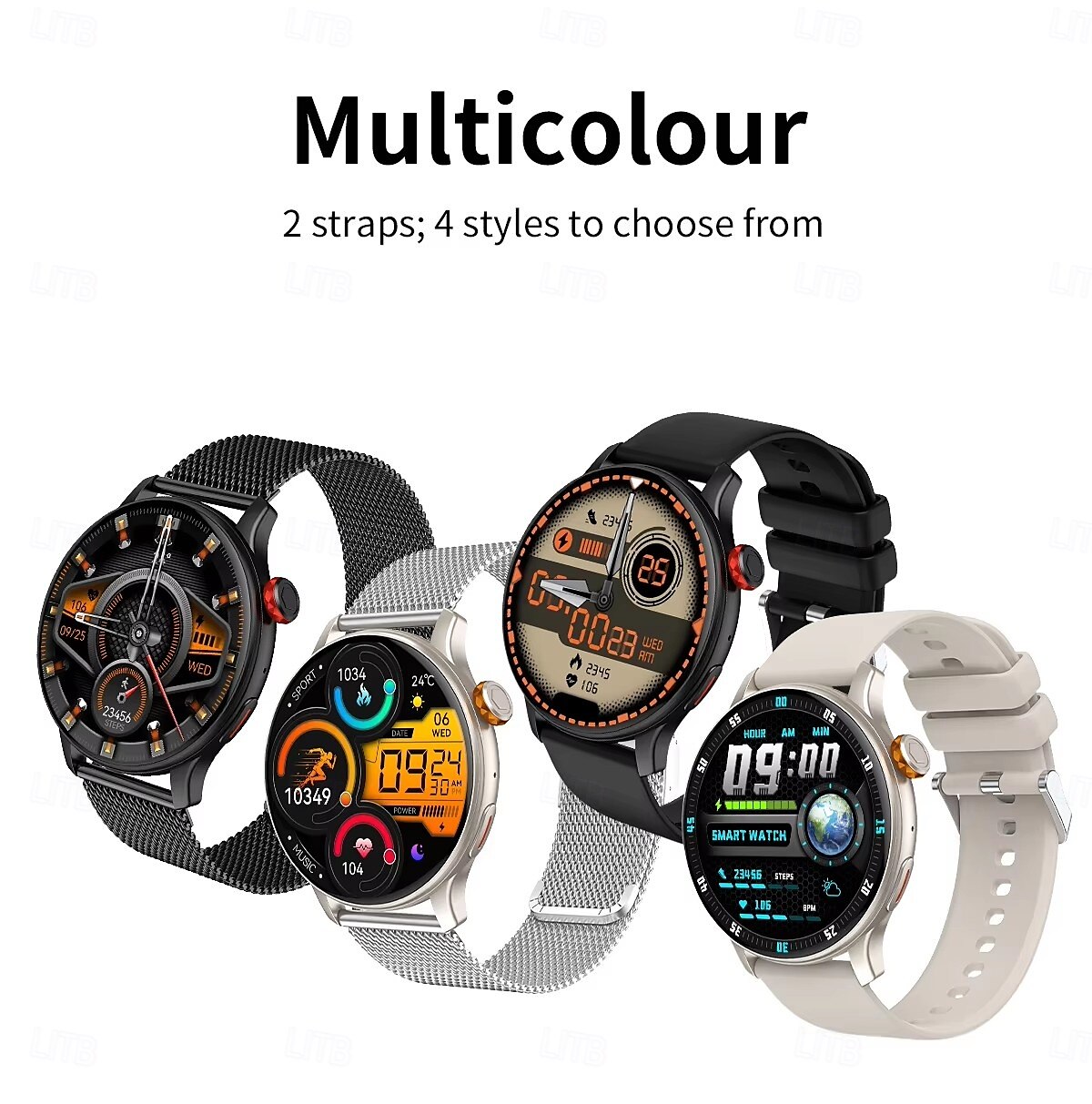 CY26 Smart Watch with Large AMOLED Screen HD Bluetooth Calling & Voice Assistant – Fitness Tracker for Men & Women 2025 - $54.99 –P13