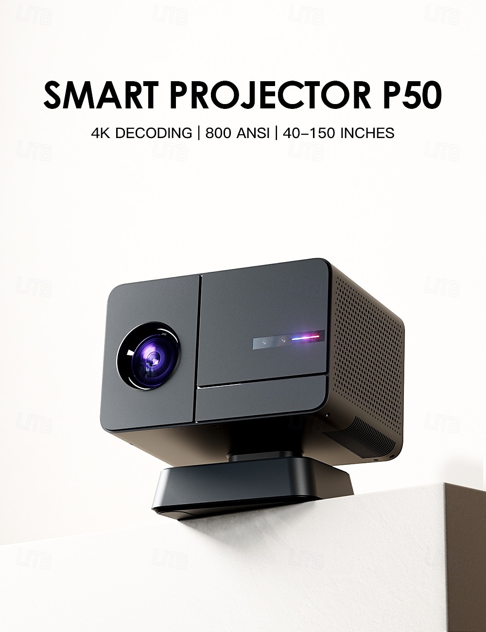 2025年 プロジェクター H713 ソリューション 1080 解像度 2gg16gb オートフォーカス 自動台形サポート 4k 再生 Bluetooth 音声リモコン 大型ゲーム対応 よりシルキー 450 ルーメン 日中使用可能 リアルホームプロ コレクション – $342.09 –P1