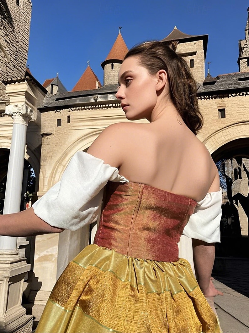 Medieval Renascentist Rochii Rochii de bal Rochie Lungă Viching Cavaler celtic Costume de fancy Pentru femei Regal Halloween Carnaval Mascaradă Performanță LARP Ren Faire Adulți Rochie 2025 - $169.99 –P6