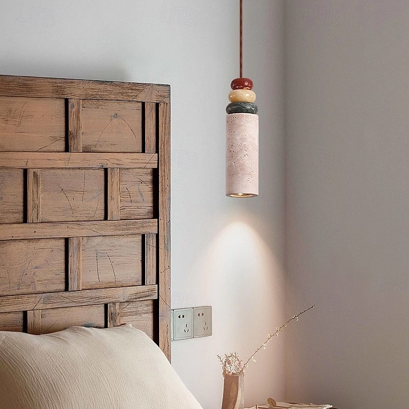 Lampadari a sospensione a LED bianco caldo/bianco, 1 luce, stile giapponese wabi sabi, per hall di hotel, illuminazione creativa, lampada da soffitto per balcone, sala ristorante, 100-265 V. del 2025 a $116.99 –P5