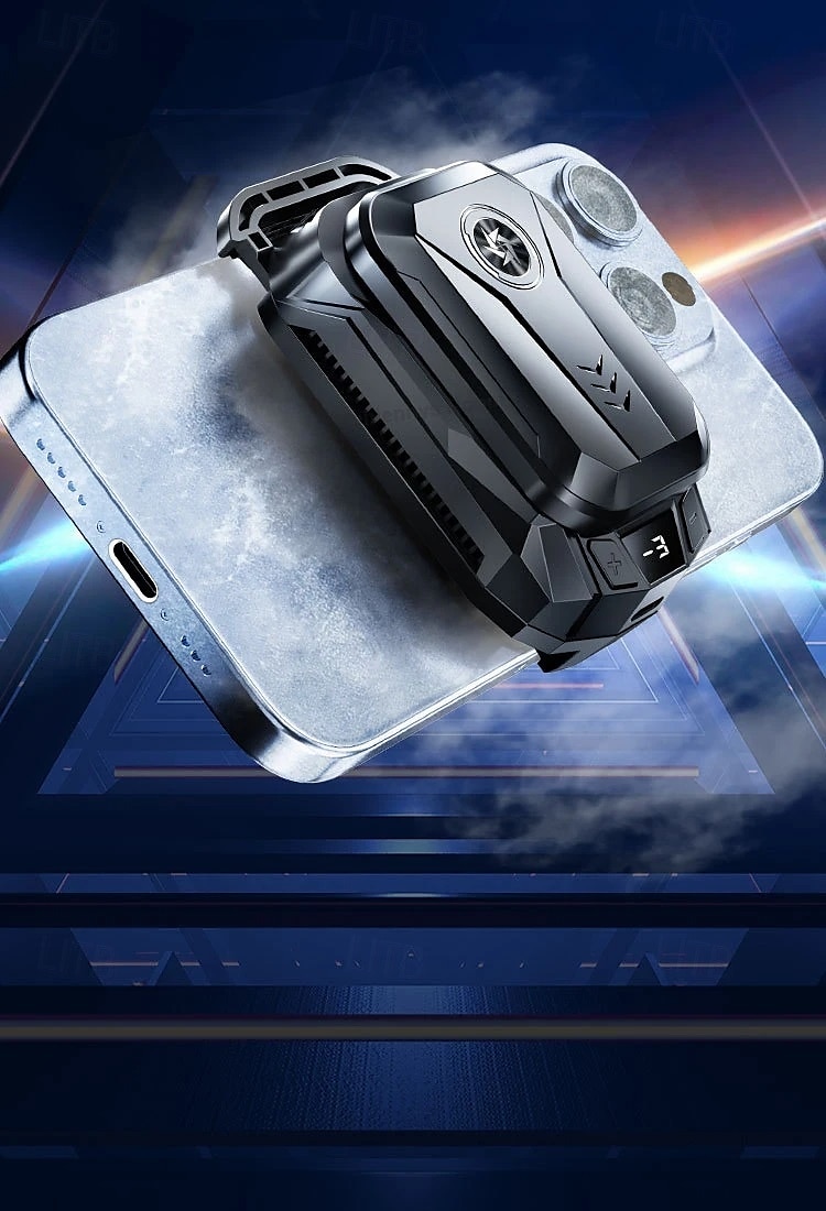 SL14 Mobile Phone Cooler with Removable 1500mAh Battery Semiconductor Cooling Fan and LED Temperature Display for Gaming 2025 - $48.99 –P8