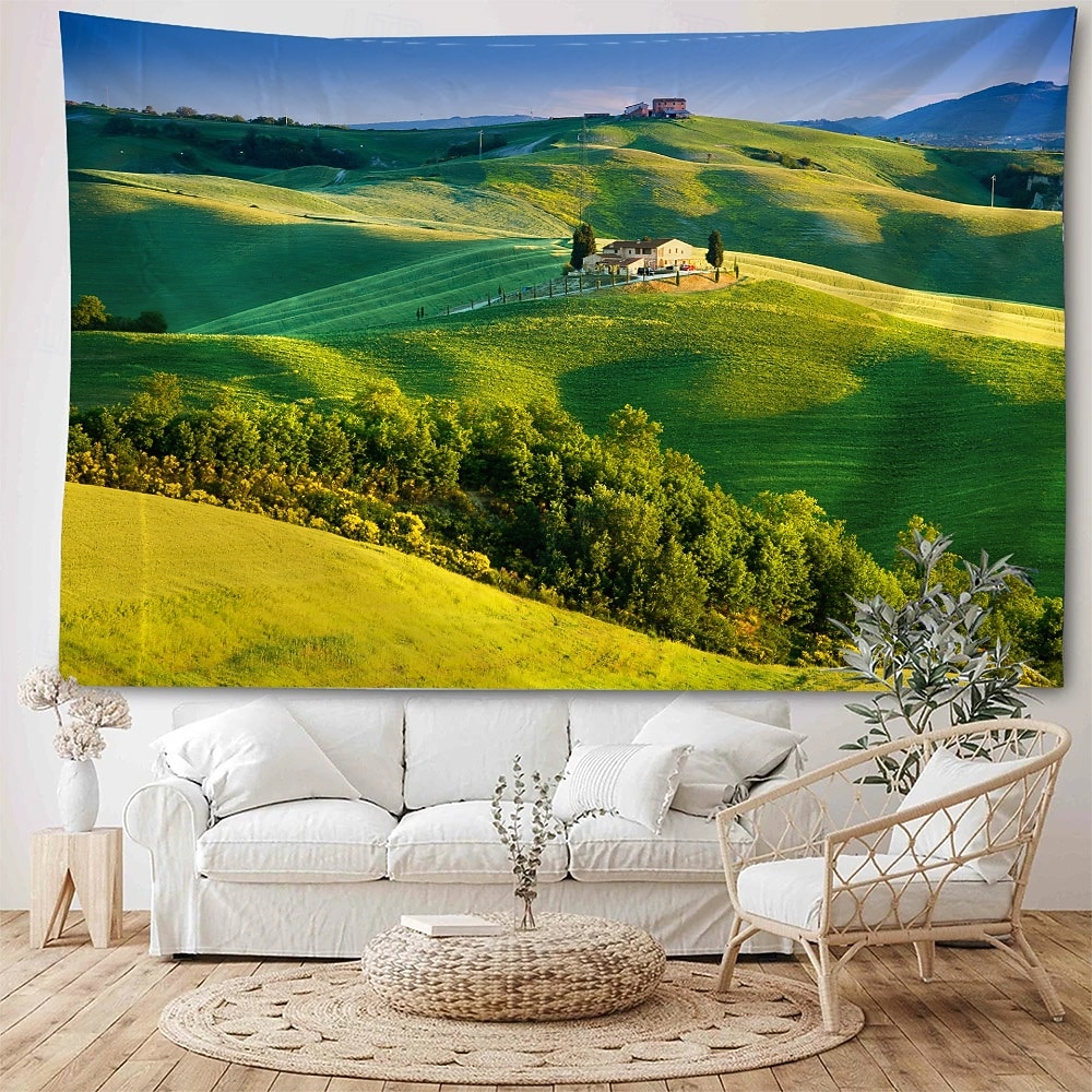 Naturlandschaft Wandteppich zum Aufhängen, große Wandteppiche, Wanddekoration, Fotohintergrund, Decke, Vorhang, Zuhause, Schlafzimmer, Wohnzimmer, Dekoration 2026 - $16.99 –P5