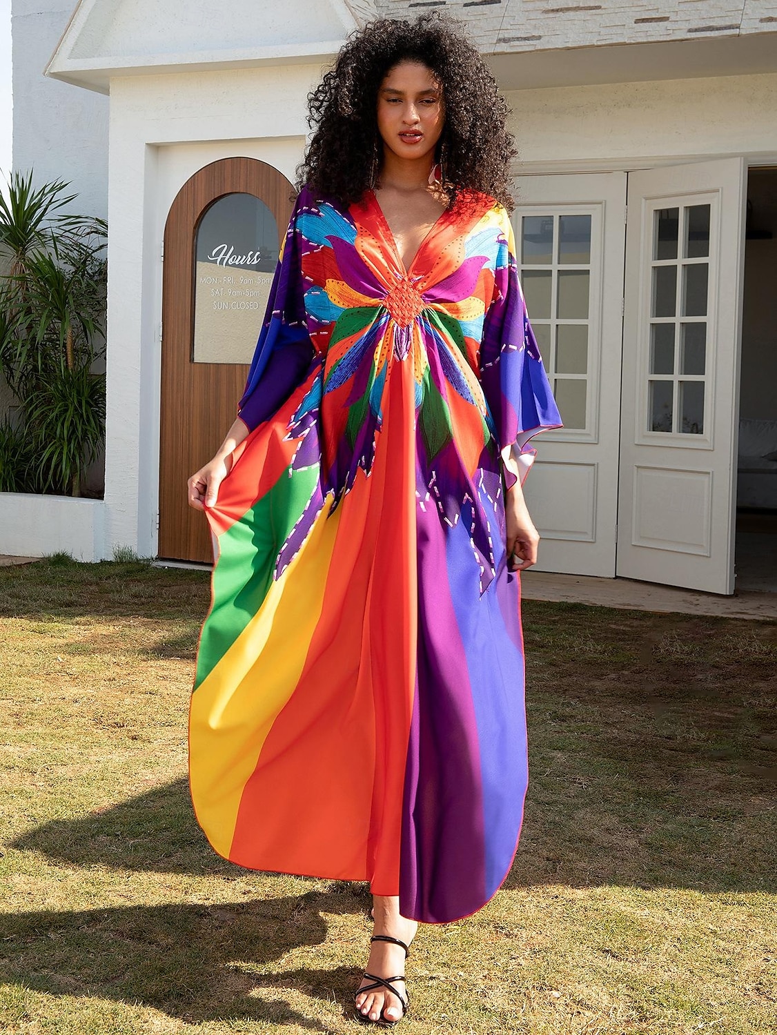 Halloween Kjoler Kaftan Stolthet Regnbue Fritid Voksne Dame Halloween Karneval Pride-parade Pride måned Enkle Halloween-kostymer Kle deg opp 2025 - $37.99 –P21