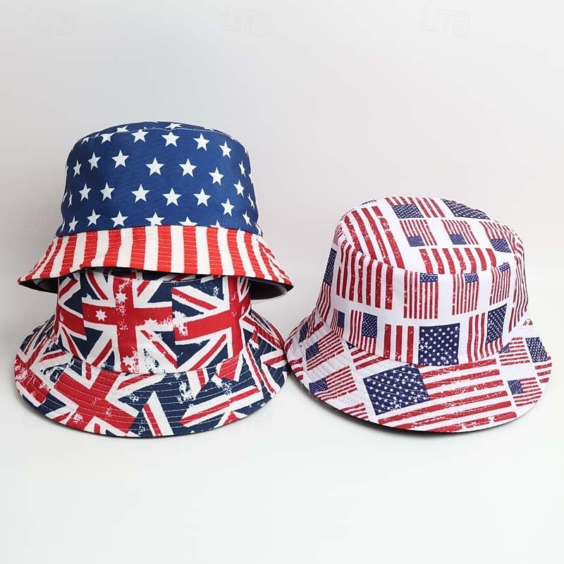 250º Aniversário EUA Fantasia de Carnaval 2026 Chapéus Bandeira dos EUA Casual Adulto Homens Mulheres Semiquincentenário Baile de Máscaras Dia da Independência Casual Festival Vestir-se de 2026 por $20.99 –P3