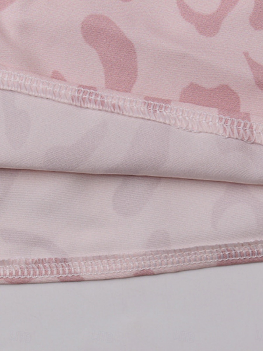 Dam Mini klänning Volangkjol Ledigt Utomhus Utekväll Lös passning Grafisk Leopard 3/4 ärm V-hals Svart Vit Rodnande Rosa Blå Sommar 2025 - $31.99 –P8