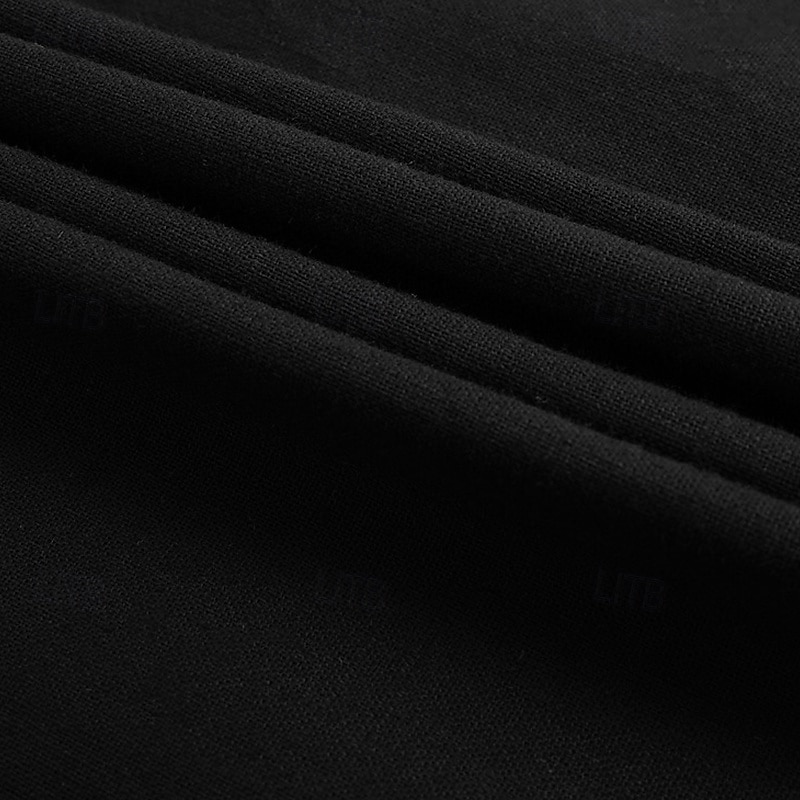 Miesten Paita Pellava paita Kesä paita Ranta-asut Rento paita Button Up paita Tavallinen Kausaliteetti Päivittäin Musta Valkoinen Sininen Khaki Pitkähihainen Sänkyjen avaus Kevät kesä Vaatetus 2025 - $23.99 –P6