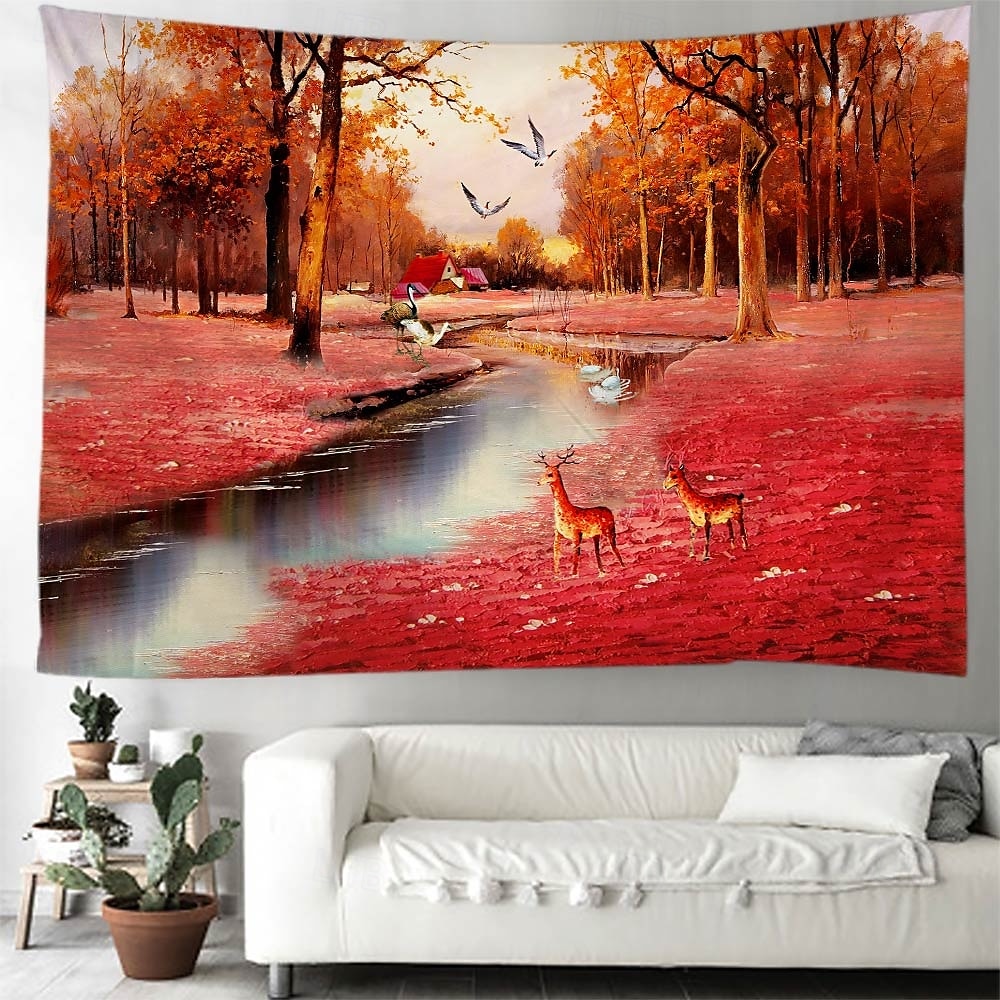 Plant and animal landscapes Tapestry Mural Decor Photograph Backdrop Blanket Curtain Home Bedroom Living Room Decoration 2025 - $13.99 –P1