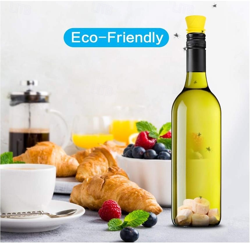 1Pcs Reusable Non-Toxic Fly Trap - Easy-to-Use, Battery-Free, Efficient Kitchen Pest Control for Fruit Fly & Gnat 2025 - $5.49 –P4