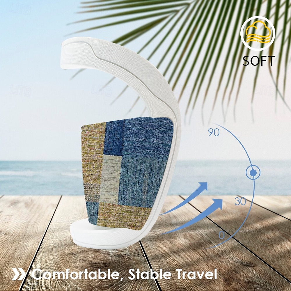 Slide-Sandalen im Patchwork-Design für Herren – lässiger und stylischer Stil für Männer im Strandurlaub, zum Entspannen am Pool und für den Sommeralltag 2025 - $19.99 –P4