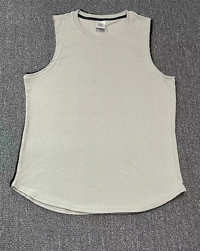 Men's Tank Top Vest Top Undershirt Sleeveless Shirt Sleeveless Crew Neck Summer Plain Fashion Designer Basic Classic Vacation Street Going out Black Light Grey Dark Gray Top Tee for Men 2025 - $21.99 –P3