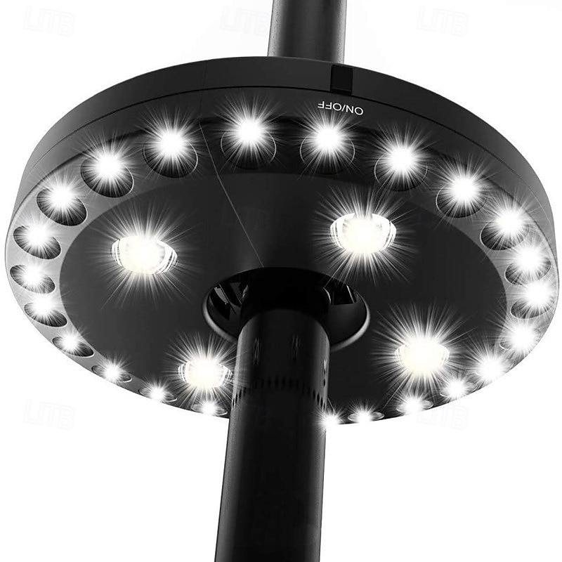 Patio Umbrella Light 3 Brightness Modes Cordless 28 LED Lights-4 x AA Battery Operated,Umbrella Pole Light for Patio Umbrellas,Camping Tents or Indoor Use 2025 - $13.49 –P12