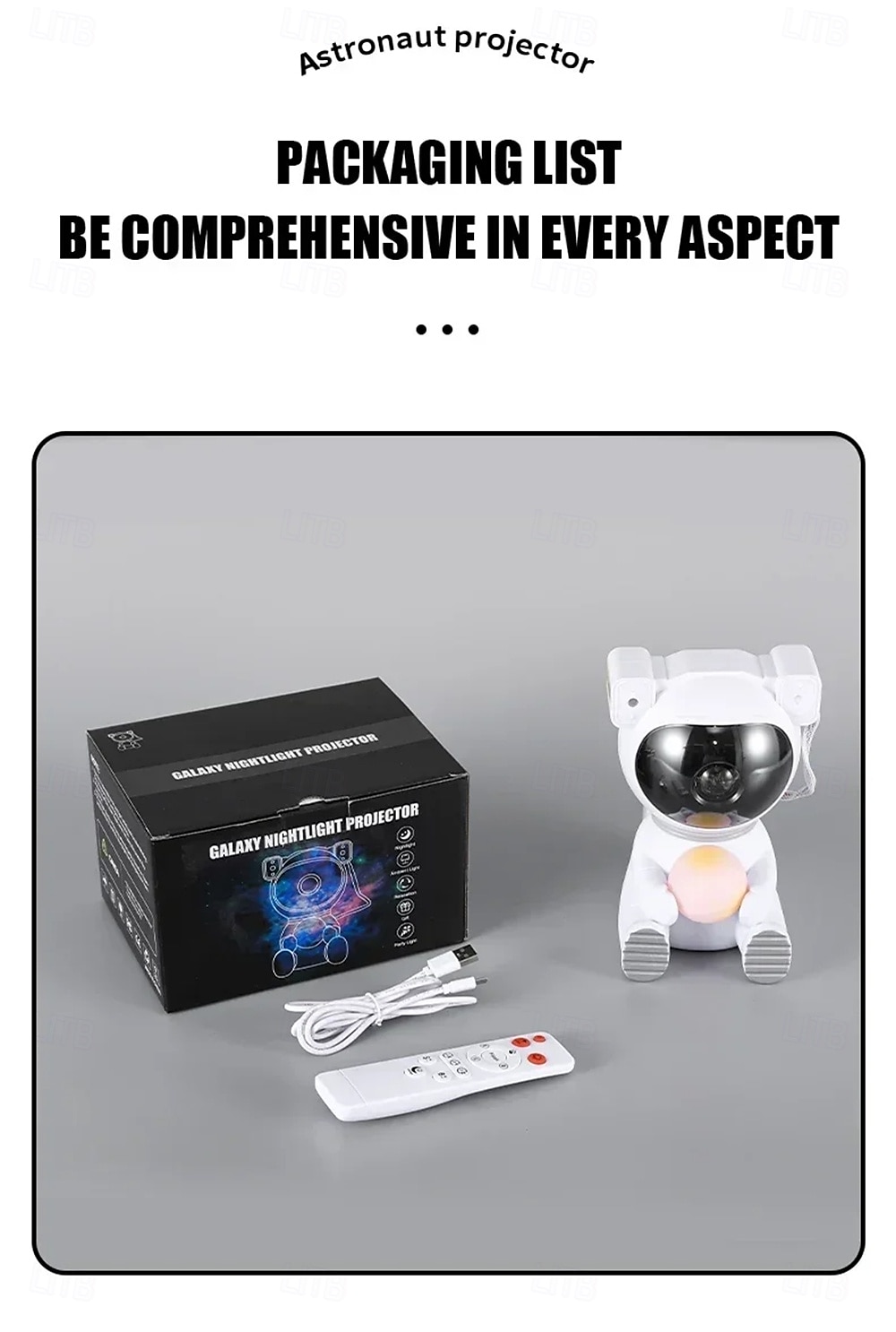 Star Projector Galaxy Night Light Astronaut Space Projector Nebula Ceiling LED Lamp for Bedroom & Kids Gift 2025 - $55.99 –P19