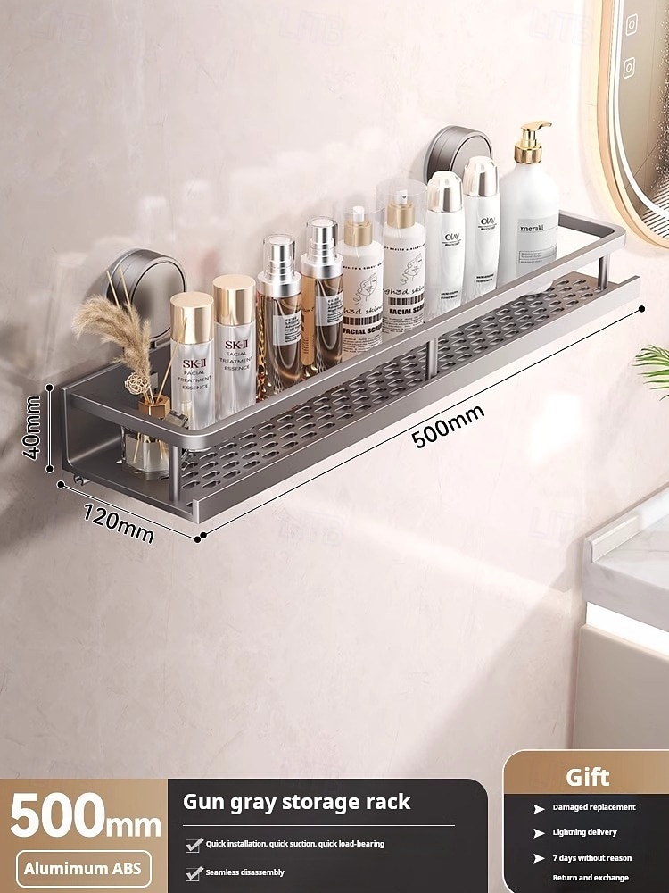 Multifunktionales Küchenregal mit Saugnapf – Haken zum Aufhängen an der Wand, Messerhalter &Schaufel-Hängeregal, Topfdeckelregal, Komplettlösung zur Aufbewahrung von Küchengeschirr 2026 - $20.39 –P7