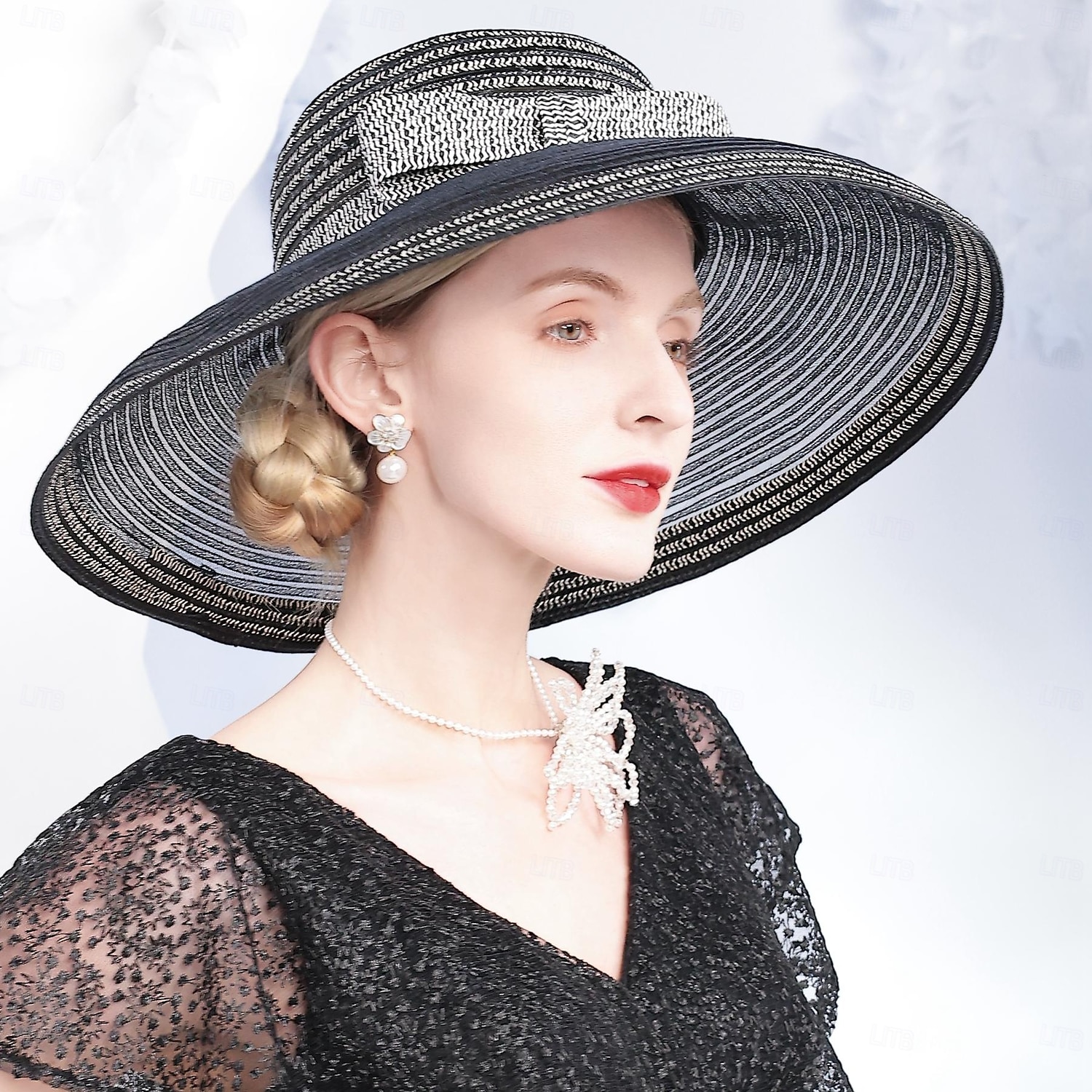 Hatter Fiber Bowlerhatter Bøttehatt Solhatt Ferie Te Fest Elegant Bryllup Med Sløyfe Tvinning Hodeplagg Hodeplagg 2026 - $45.99 –P11