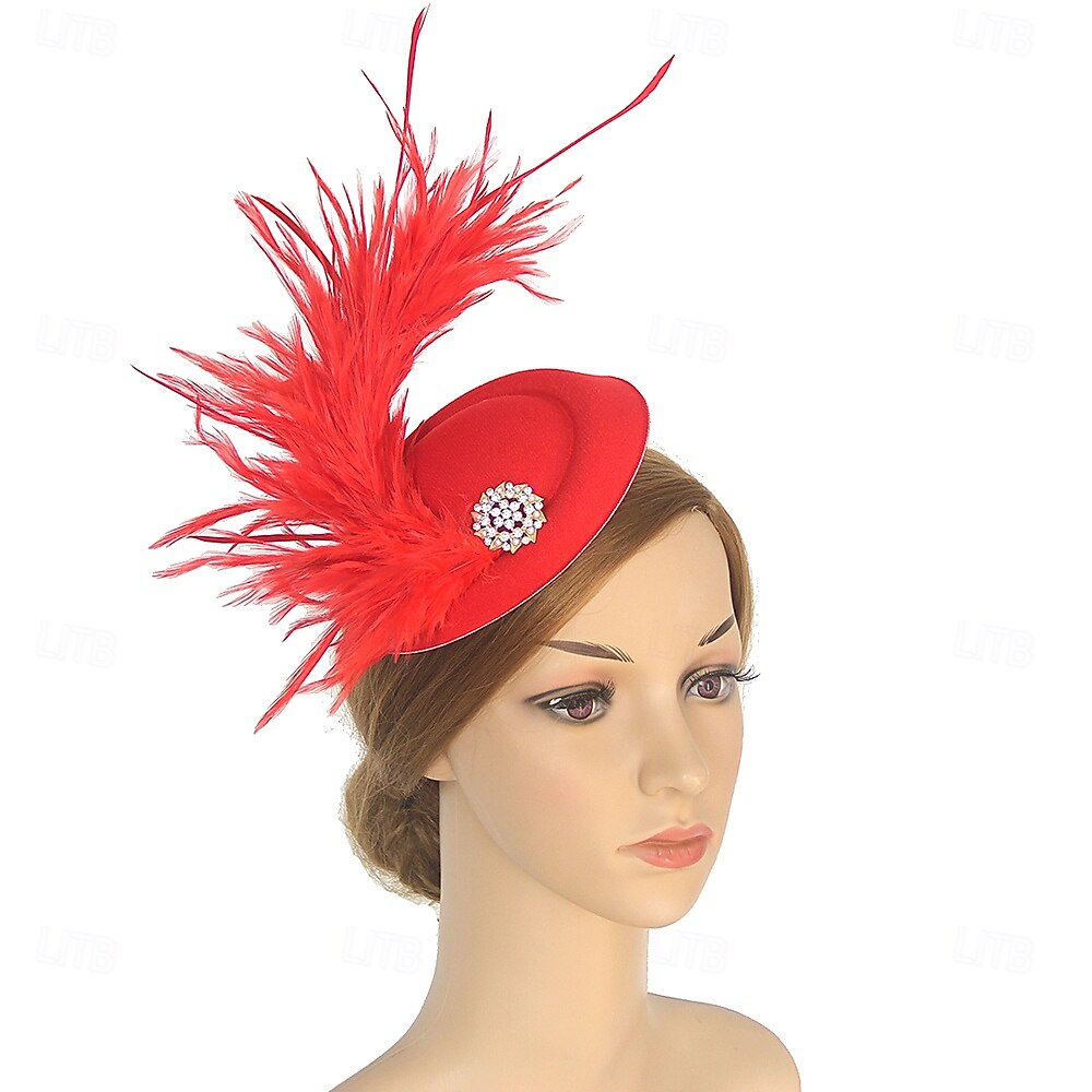 Fascinators Polyester Fedora Hat Wedding Tea Party Kentucky  display picture 1