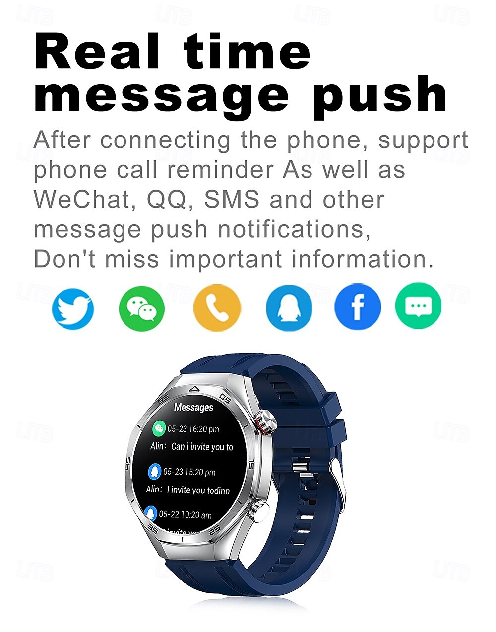 IMOSI Men's Smart Watch 1.52 Bluetooth Call Music Sport Heart Rate Monitor 400mAh Battery Compatible with Android & iOS 2025 - $56.99 –P11