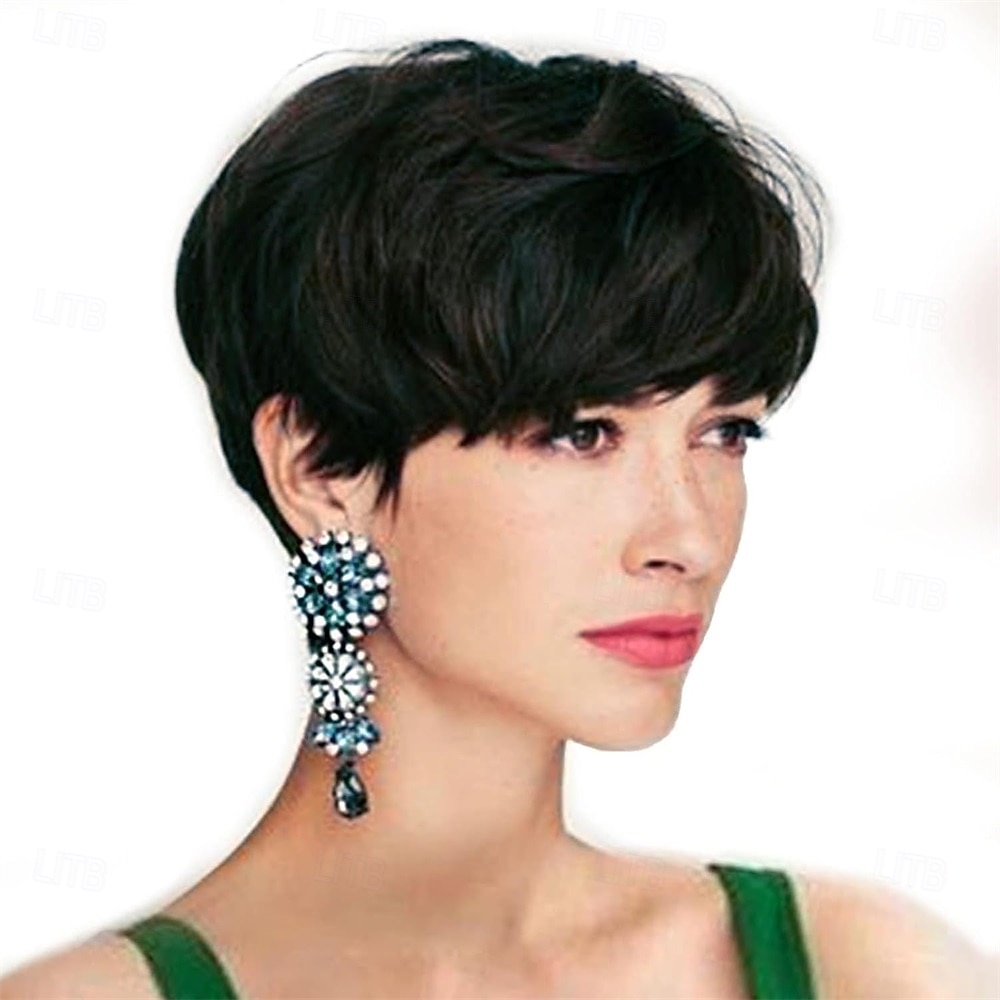parrucche bionde per donne, parrucche corte con taglio pixie e frangia per uso quotidiano e cosplay del 2026 a $25.99 –P4
