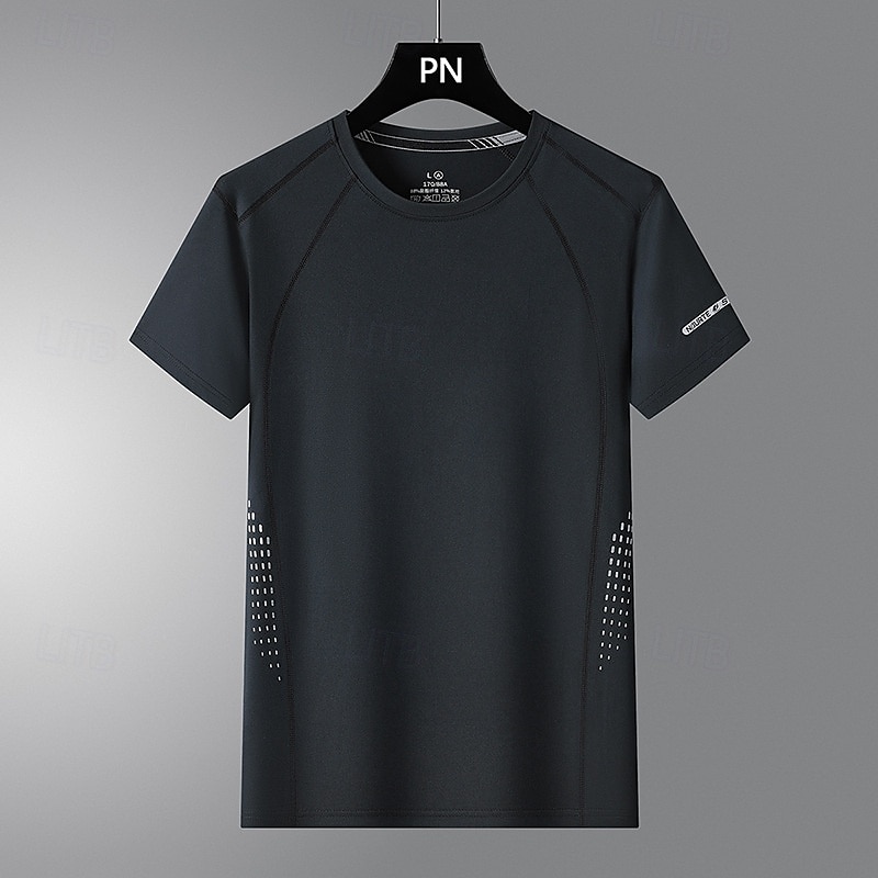 Pánské Dağcı Tişörtü Dağcı Gömleği Krátký rukáv Tričkový Tričko Tričko s krátkým rukávem Tričko Top Venkovní Rychleschnoucí Polyester Tmavě šedá Černá Světle šedá Tělocvična Lezení Kempování a 2025 - $14.79 –P3
