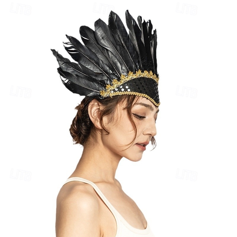 Drag Queen Regenbogen Stolz Regenbogen Krone Federkopfschmuck Erwachsene Unisex Pride Parade Pride-Monat Halloween Karneval Einfaches Karnevalskostüm 2025 - $10.99 –P2