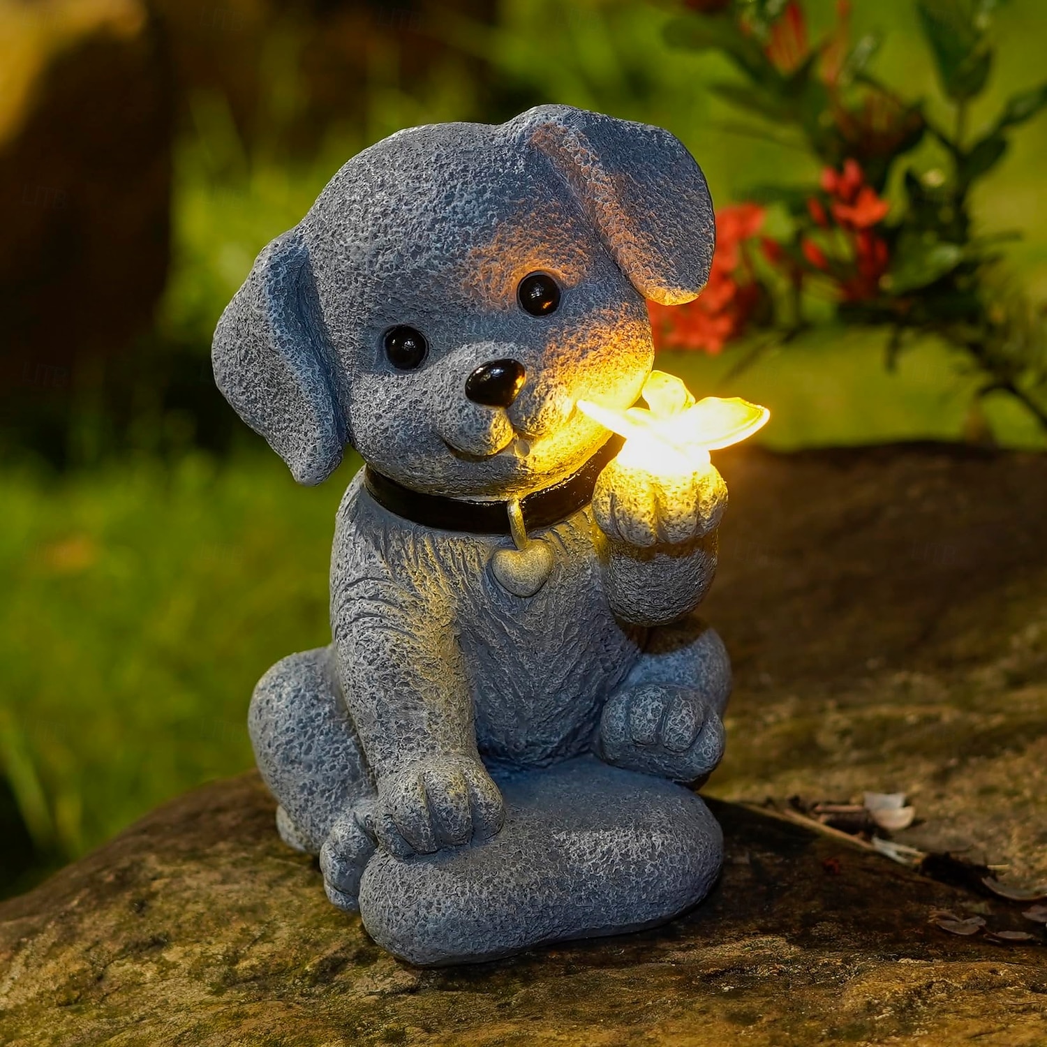 1 pièce de lumière décorative solaire d'extérieur pour chien, cour, jardin, parc, pelouse, chemin, lumineux, mignon, chien, paysage, cadeau, ornement de 2026 ? $30.99 –P1