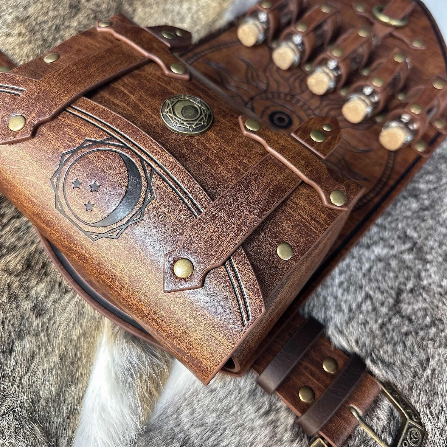 Kostymer i middelalderstil Renessanse Midjebelte Beltepose Magisk flaske kriger Vikinger Herre Dame Unisex Halloween Maskerade Ytelse LARP Voksne Belte Veske Magisk flaske 2025 - $46.99 –P10