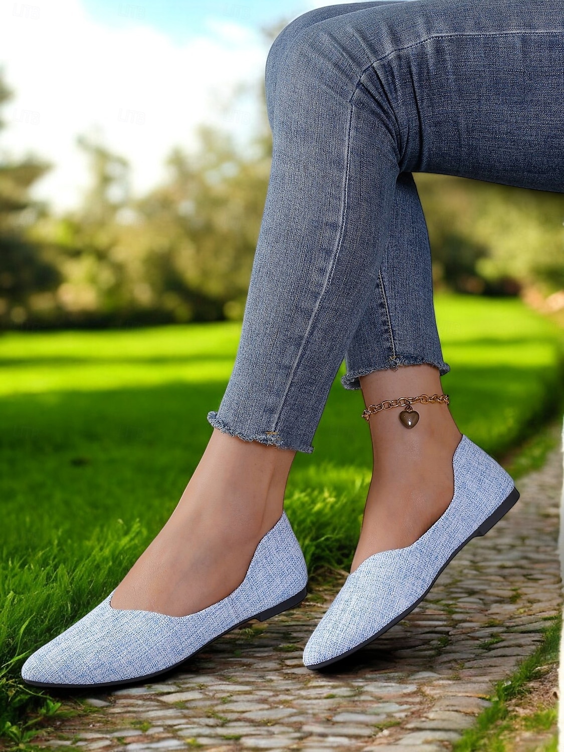 pantofi dama din in cu varf ascutit | pantofi casual pentru birou, cumpărături și ținute de zi cu zi 2025 - $18.99 –P6