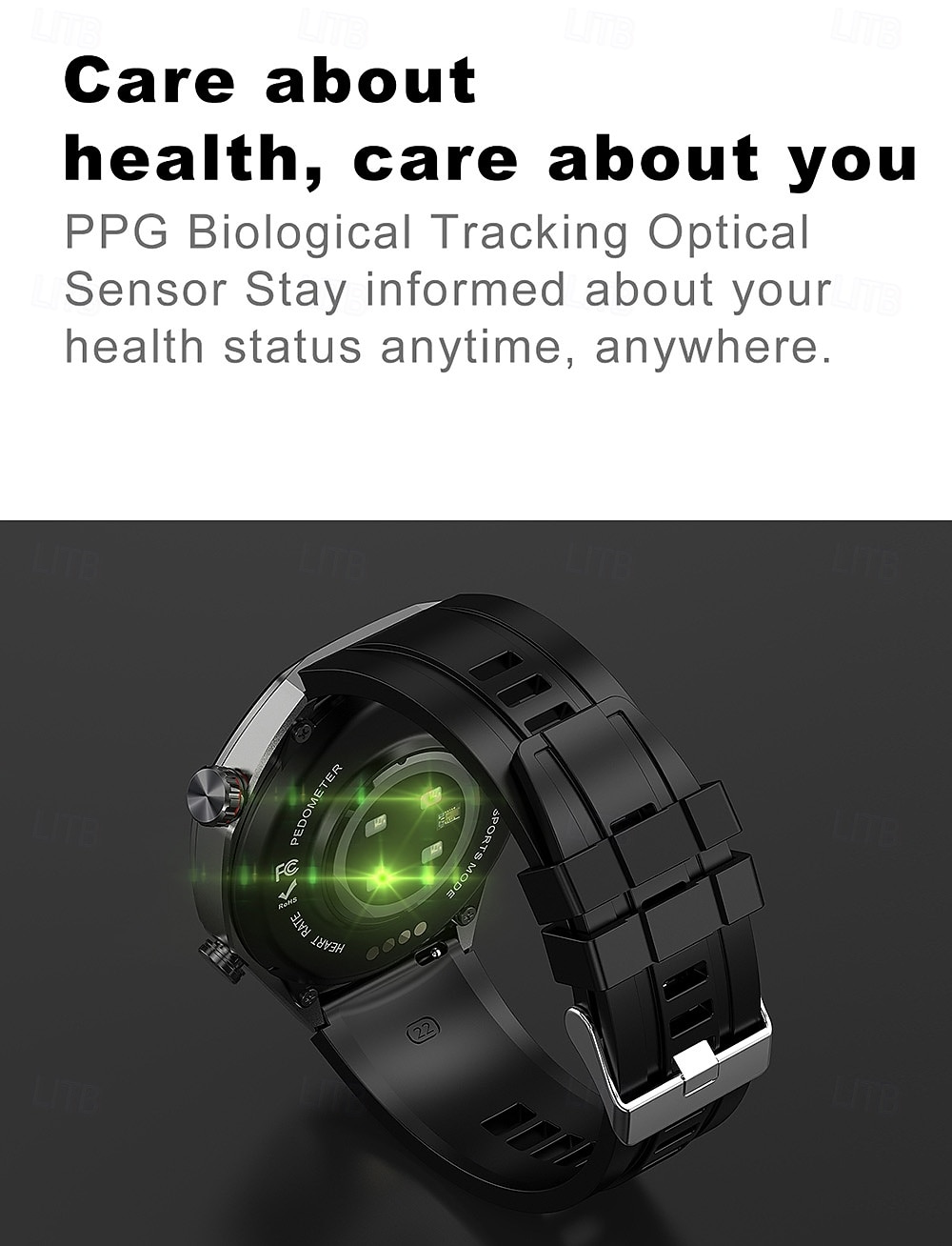 IMOSI Men's Smart Watch 1.52 Bluetooth Call Music Sport Heart Rate Monitor 400mAh Battery Compatible with Android & iOS 2025 - $56.99 –P12
