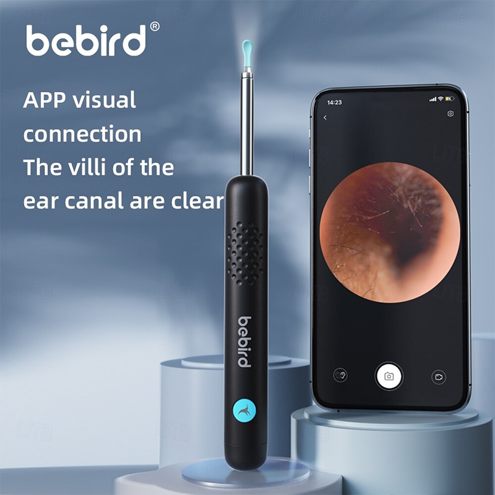 BEBIRD R1 Wax Removal Tool for Ear - Spade Ear Canal Cleaner with Camera 1080P Earscope Wax Remove Ear Picker with Vari Replacement Tips Camera with 6LED Light for Ear/Nose/Throat Examination 2025 - $47.99 –P1