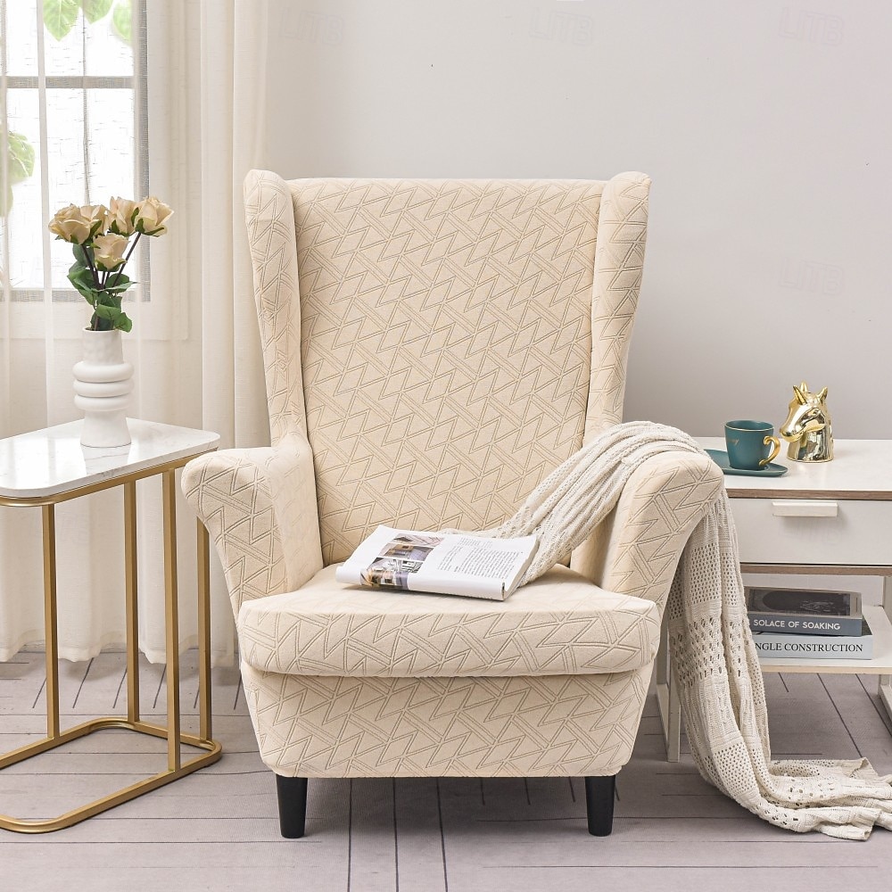 Copripoltrona con schienale alto, in tessuto jacquard elasticizzato, per poltrone con schienale alto, copripoltrona con schienale alto, protezione antiscivolo per mobili, per l'arredamento della casa, del 2025 a $42.99 –P8