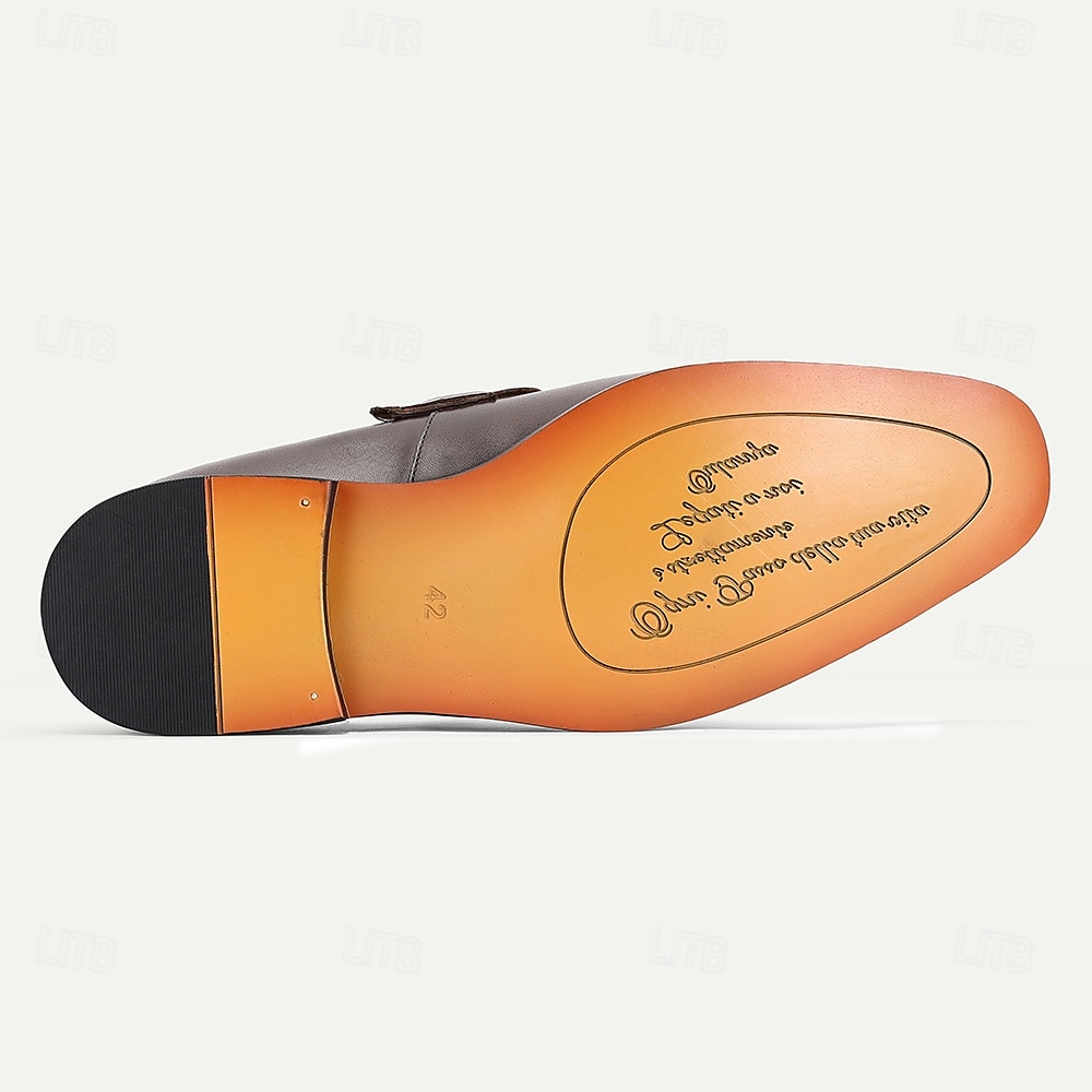 Chaussures Kentucky Derby pour hommes - Chaussures habillées en cuir marron de qualité supérieure avec motif crocodile pour le Kentucky Derby et les occasions formelles de 2025 ? $109.99 –P6