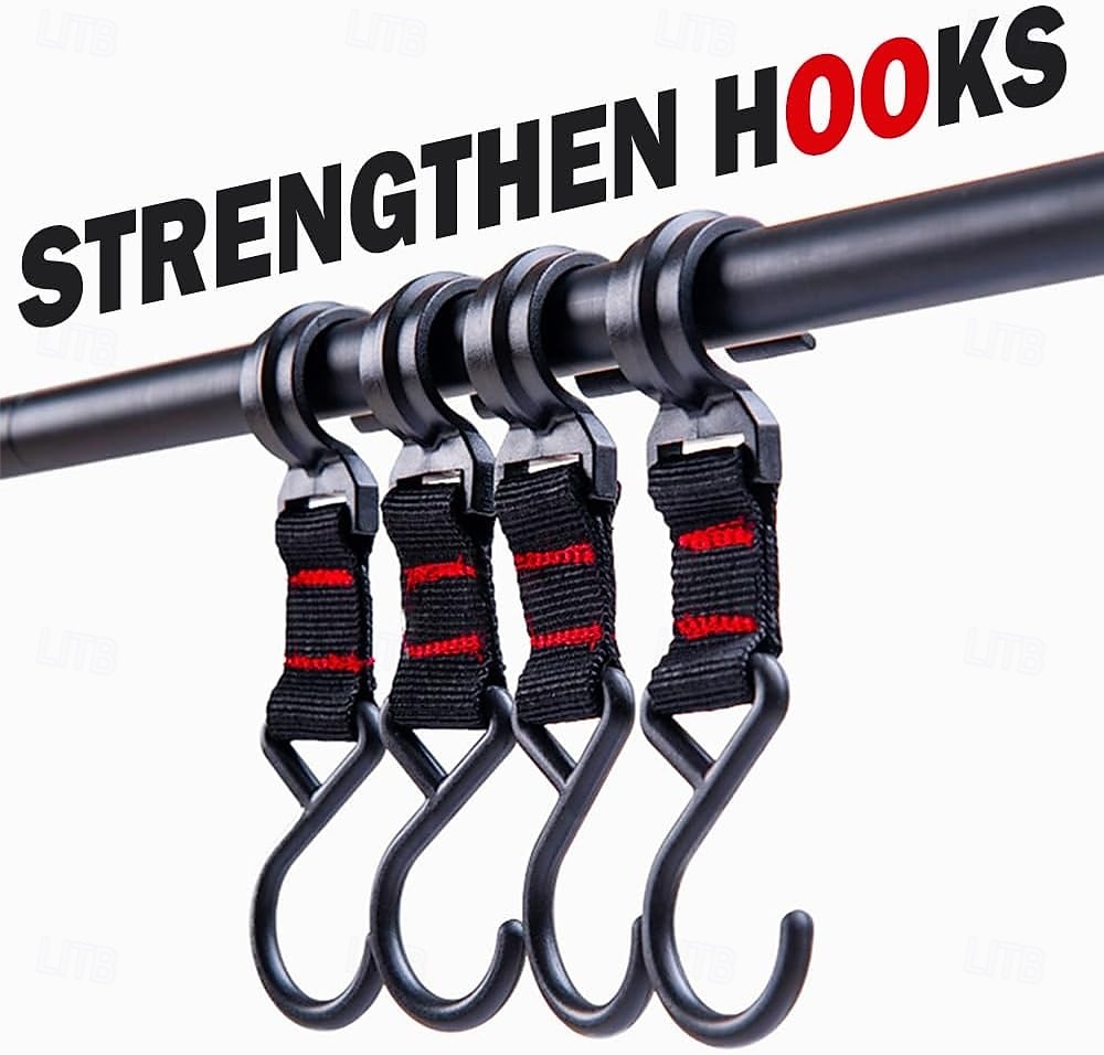 hopfällbart stativ camping hängande ställ - 4 krokar utomhus köksredskap förvaring bärbar, utomhus camping hopfällbar ställning 2026 - $23.99 –P10