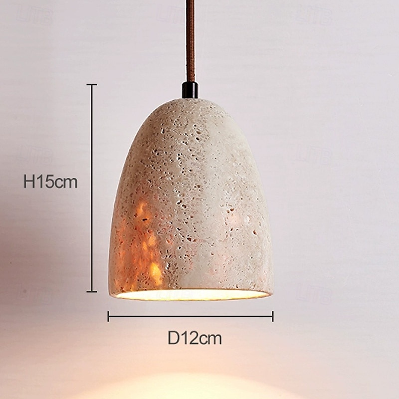12 cm Diseño de linterna Formas geométricas Lámparas Colgantes Piedra Estilo artístico Estilo retro Estilo clásico Vintage Tradicional / Clásico 110-120V 220-240V 2025 - $140.99 –P5