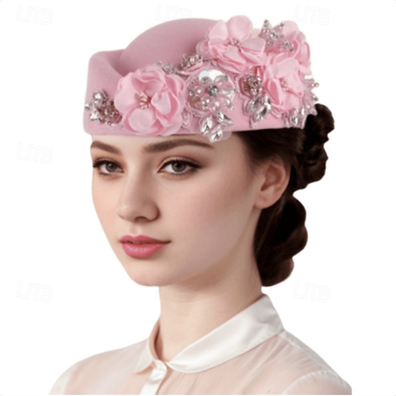 accessoire Tissu Mariage Soirée Élégant Mariage Avec Fleur Casque Couvre-chef de 2025 ? $23.99 –P8
