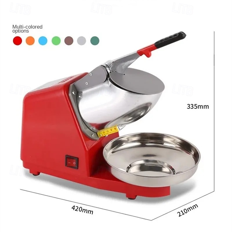 Electric Ice Crusher Crushed Ice Machine Snow Cone Maker with Stainless Steel Bowl Ice Shaver for Ice Cream, Cocktails, Cold Juice and Smoothies 2025 - $122.99 –P11