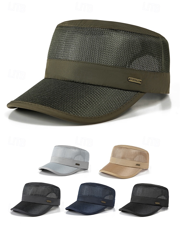 Boné militar de malha respirável masculino - chapéu tático leve com proteção solar para esportes ao ar livre, pesca, caminhadas e viagens de 2026 por $14.99 –P2
