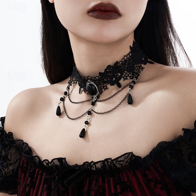 1 szt. Naszyjniki For Damskie Ulica Codzienny Kryształ Retro 2025 - $13.99 –P7