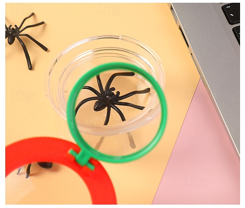 12-Pack Bug Catcher Kit with Magnifying Glass Plastic Insect Observation Jars Nature Exploration Science Educational Tool Bug Collector Containers with Tweezers 2025 - $40.99 –P5
