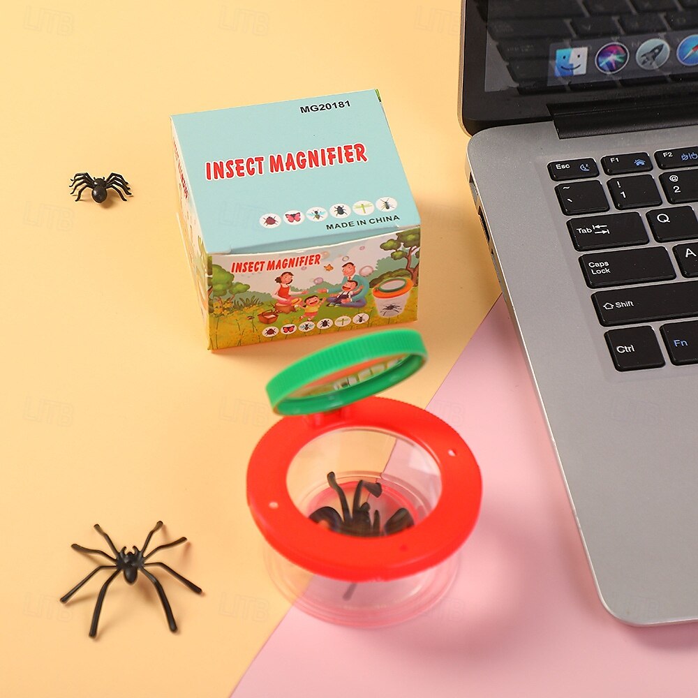 12-Pack Bug Catcher Kit with Magnifying Glass Plastic Insect Observation Jars Nature Exploration Science Educational Tool Bug Collector Containers with Tweezers 2025 - $40.99 –P8