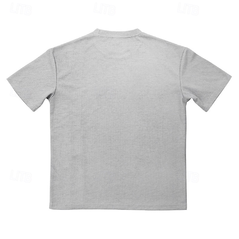 Men's T-shirt Suits 2 Pieces Outfits Tee & Shorts Short Sleeve Crew Neck Summer Plain Fashion Casual 2 Piece Vacation Daily Wear Going out Black White Royal Blue Top Tee for Men 2025 - $29.99 –P17
