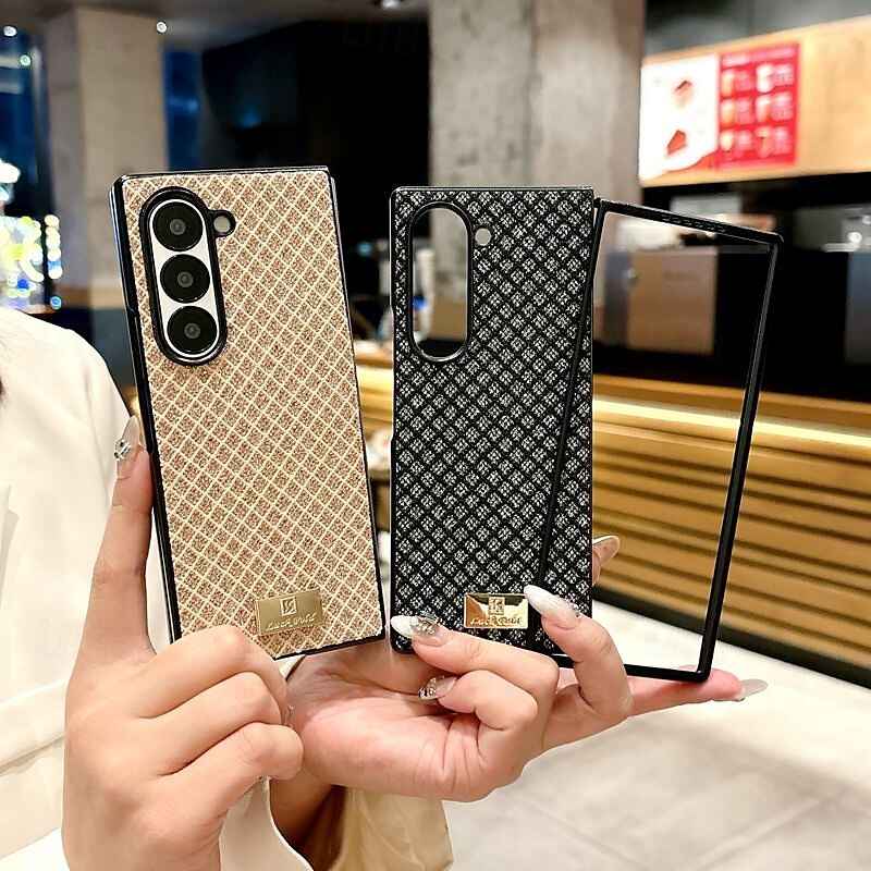 τηλέφωνο tok Για Samsung Galaxy Z Fold 7 Z Διπλώστε 6 Z Fold 5 Z Fold 4 Z Fold 3 Πίσω Κάλυμμα Ανθεκτική σε πτώσεις Ρετρό TPU PU δέρμα 2025 - $22.99 –P12