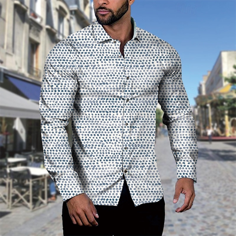 Homme Chemise Chemise d'été Chemise Décontractée Chemise de Plage Chemise Boutonnée gris bleu Noir Vert Claire Vert foncé Vert manche longue Graphique Revers Vacances Hawaïen Boutonné Vêtement Tenue de 2025 ? $21.99 –P10
