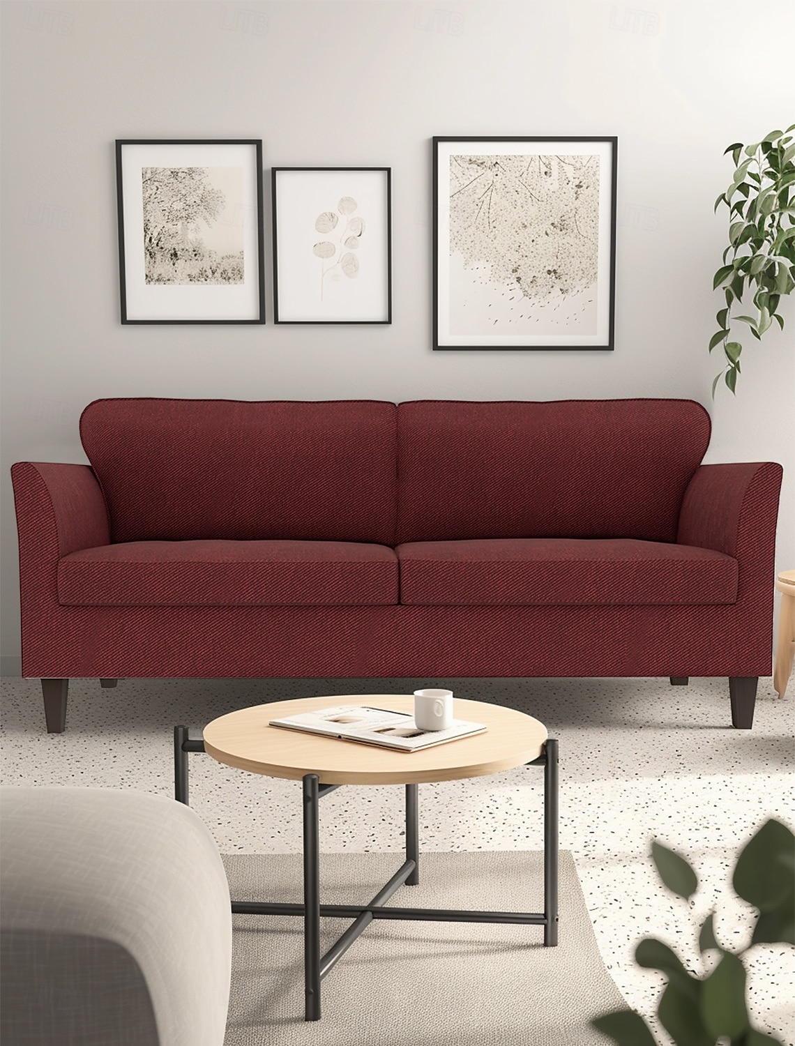 2-sits sofföverdrag blommigt quiltat 100 % bomullsöverdrag ekholmacover litb prime överdrag 2025 - $151.99 –P4