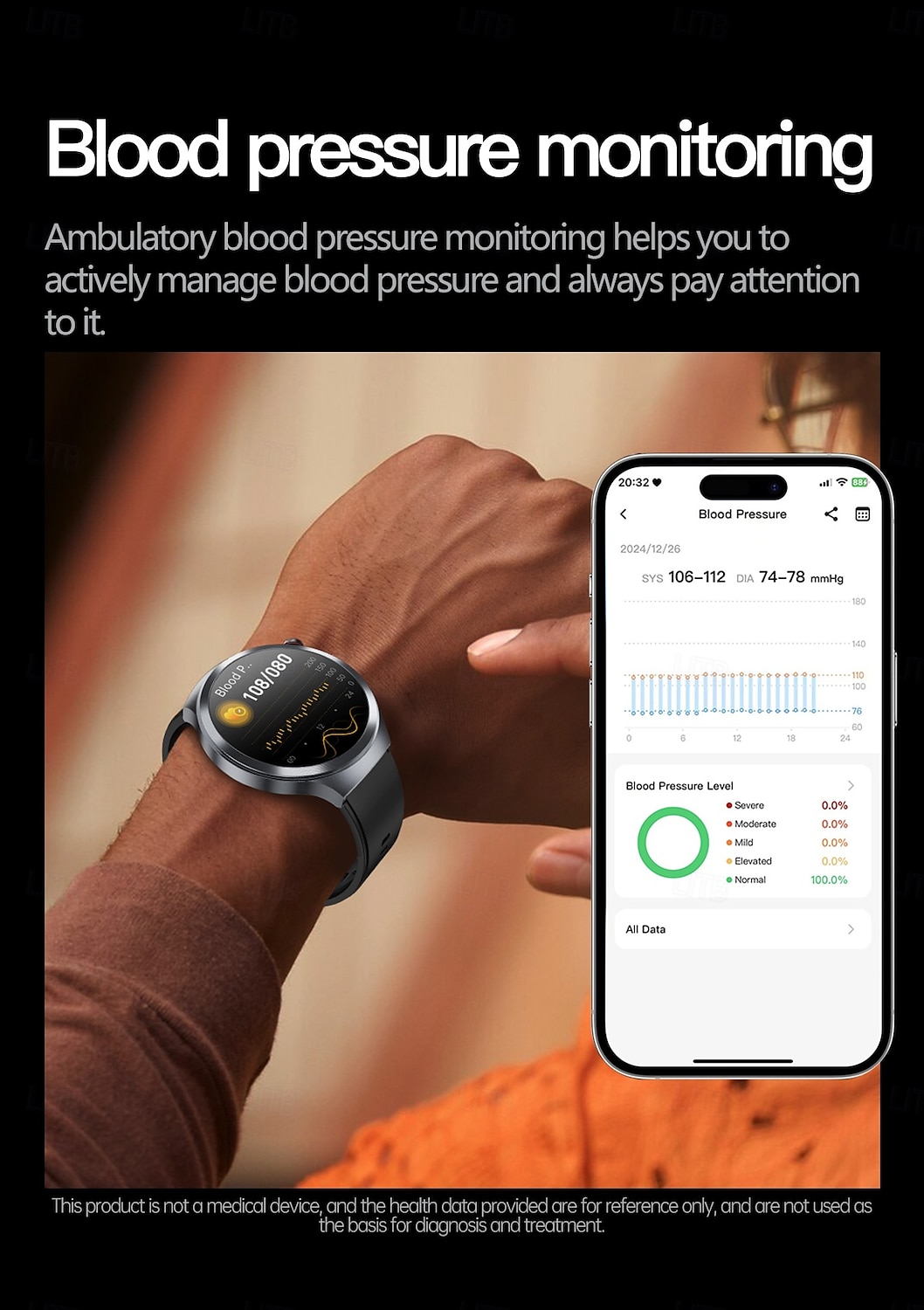 ET475 Smart Watch 1.73 inch Smartwatch Fitness Running Watch Null Pedometer Sedentary Reminder Alarm Clock Compatible with Null Men Message Reminder Step Tracker IP68 45mm Watch Case 2025 - $111.99 –P13