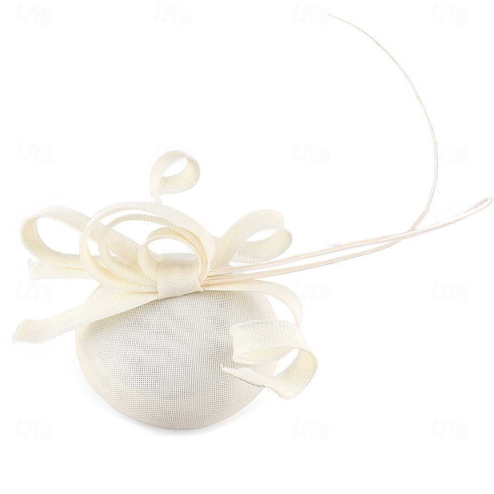 Nakrycie głowy Sinamay Ślub Wieczorna impreza Elegancja Ślub Z Kwiat Winieta Nakrycia Głowy 2025 - $39.99 –P11