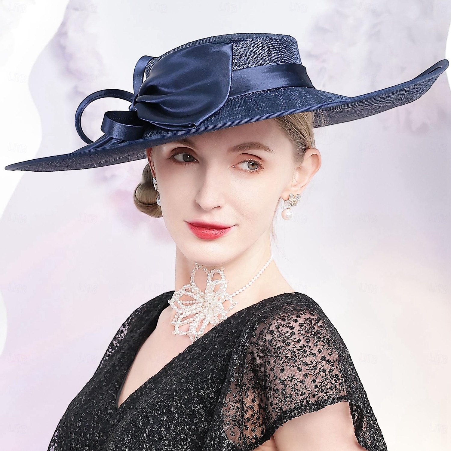 tyylikkäät makeat pellavahatut, joissa on jousisolmu häät / juhla / iltapäähine / erikoistilaisuus / toimisto  & ura / rento / syntymäpäivä / uusi vauva / kiitos / valmistuminen / onnittelut / 2026 - $97.99 –P4