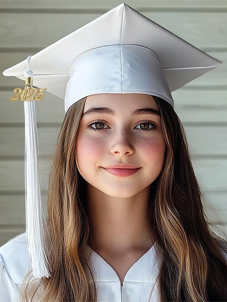 Class of 2025 Graduation Cap with Tassel and Year Charm – Unisex Matte Finish Mortarboard Hat for High School and College Ceremony, Multiple Colors 2026 - $11.99 –P2