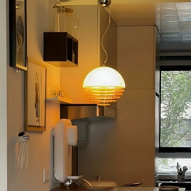 Lampadari a sospensione a LED da 30*30 cm, isola cucina, lampadari da 35*40 cm, lampadari a 1 testa, moderni, stile fattoria, per ingresso, lampade da soffitto sospese sopra il tavolo, bianco caldo. del 2025 a $279.99 –P5